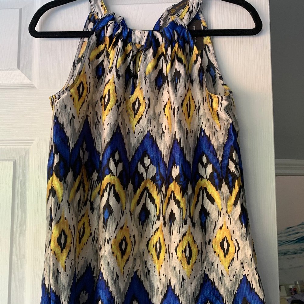 patterned blouse